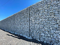 福井県｜フェンスとしてのガビオン活用