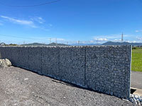 福井県｜フェンスとしてのガビオン活用