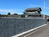 福井県｜フェンスとしてのガビオン活用