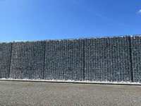 福井県｜フェンスとしてのガビオン活用