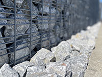 福井県｜フェンスとしてのガビオン活用