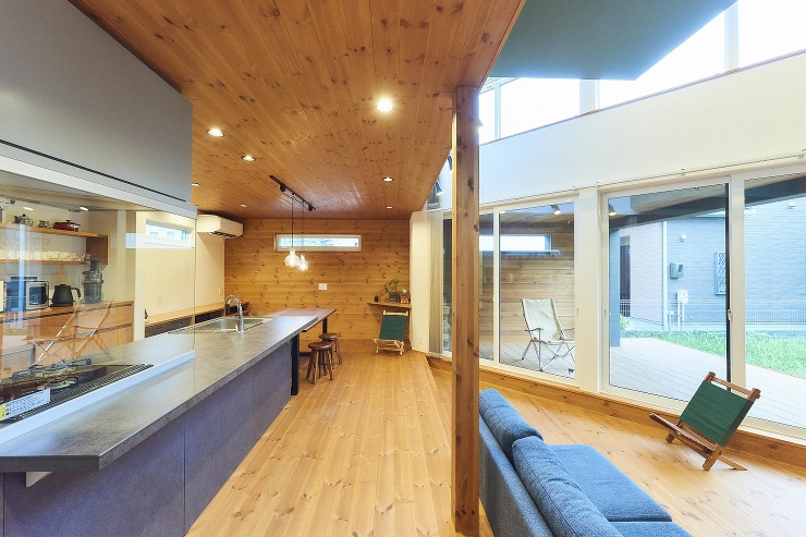 【施工事例】斜めリビングの家 | 注文住...