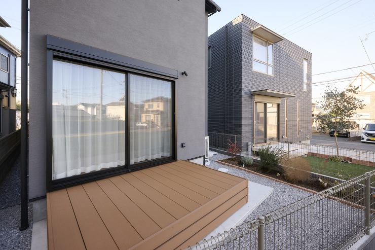 家族や友人と楽しい時間を過ごせる庭空間の画像