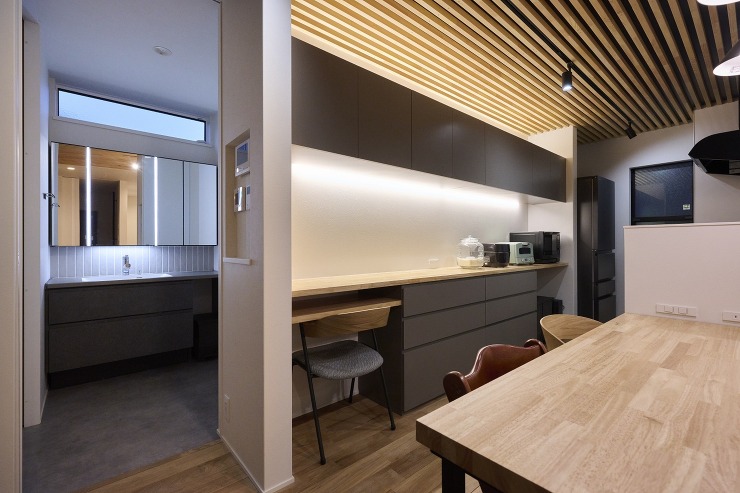 家事動線に配慮したゾーニングの画像