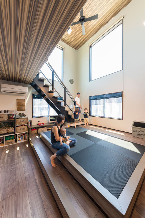 開ける、遊べる。庭と一体になる家。 | ...