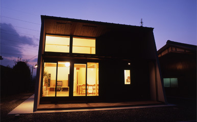 at night