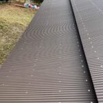 【新城市】サビた倉庫屋根の葺き替えリフォーム