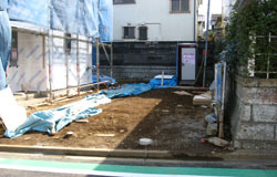 ヴァリアス・ガーデンズの施工例外構工事[オープンスタイル]綾瀬市綾西F様邸着工前写真2