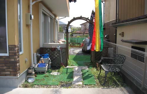 ヴァリアス・ガーデンズの施工例ガーデン工事[ガーデン＋リフォームガーデン]海老名市杉久保南I様邸お庭・ガーデン工事着工前写真1