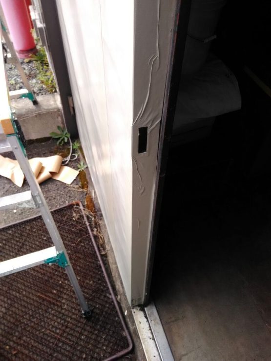 【金ヶ崎町】遮熱シート施工で、南・西側からの日差しによる暑さ対策をしました。