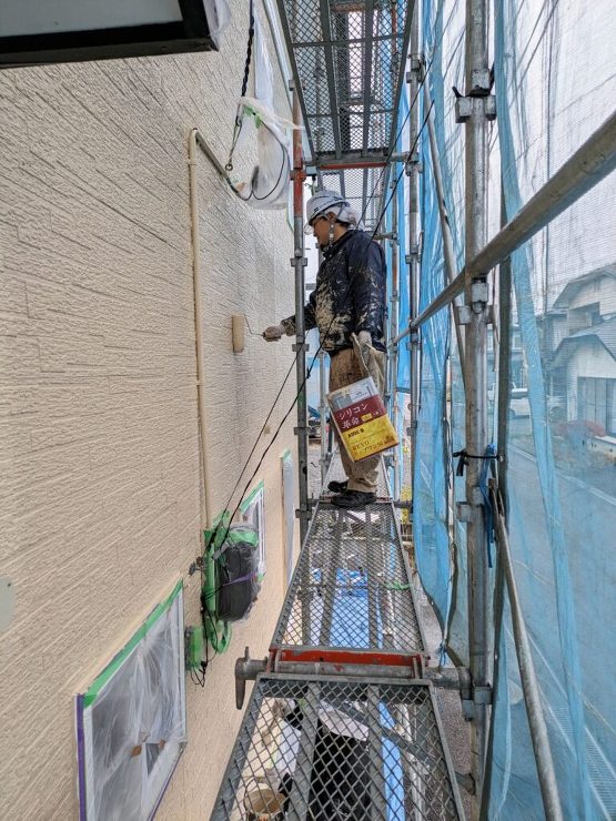 【奥州市】外壁塗装の仕上がりに満足！カラーシミュレーションで納得のいく色選びができました！