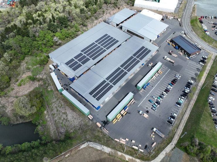 【奥州市】プレカット工場の暑さ対策にサーモバリアスカイ工法を施工しました。