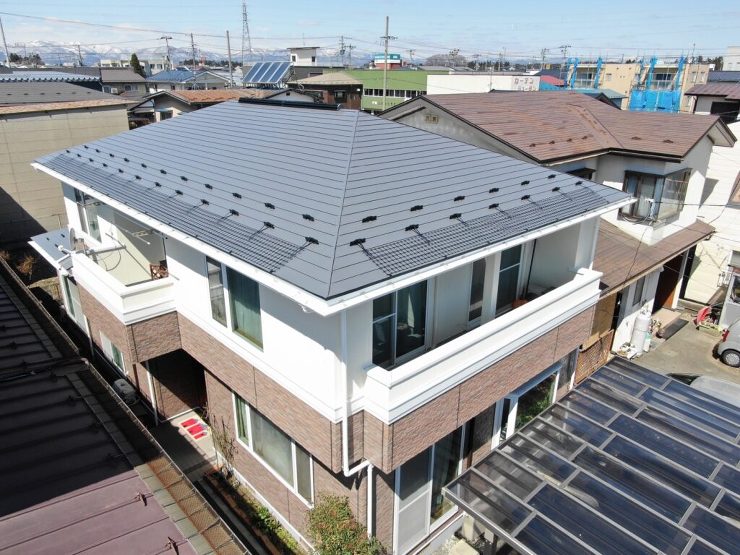 【北上市】屋根・外壁塗装工事が近所迷惑にならないか心配していましたが、近隣挨拶の配慮までも素晴らしい対応でした。