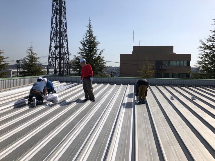 【宮城県】社員の熱中症予防にサーモバリアスカイ工法を施工しました。