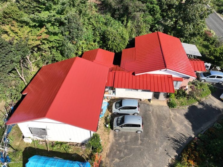 【奥州市】遮熱塗料の施工実績が多いのを見て屋根塗装をお願いしたいと思った！