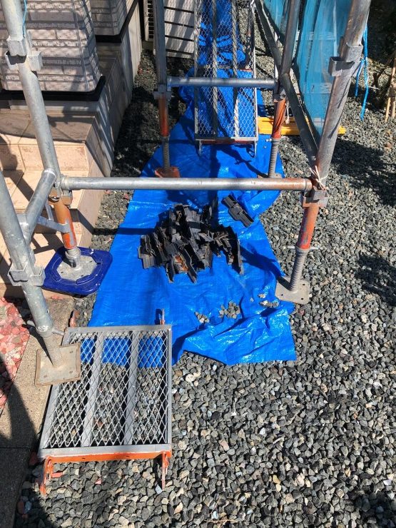 【金ヶ崎町】土屋ホームのお家、超高耐久の無機塗料で塗装しました。多彩色外壁はクリヤー仕上げを施しました。