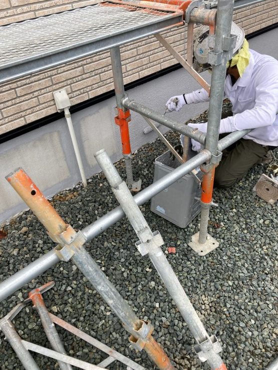 【金ヶ崎町】土屋ホームのお家、超高耐久の無機塗料で塗装しました。多彩色外壁はクリヤー仕上げを施しました。