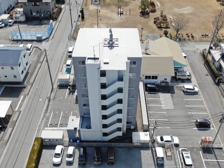 【大船渡市】ヒーローマンションの屋上防水とシーリングなどの全面改修工事をしました。