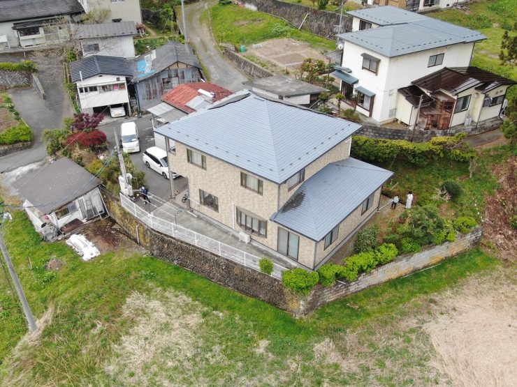 【奥州市】雪害で雨樋が壊れ、足場をかけるならば屋根・外壁塗装も一緒にやろうと思いお願いすることに決めました！