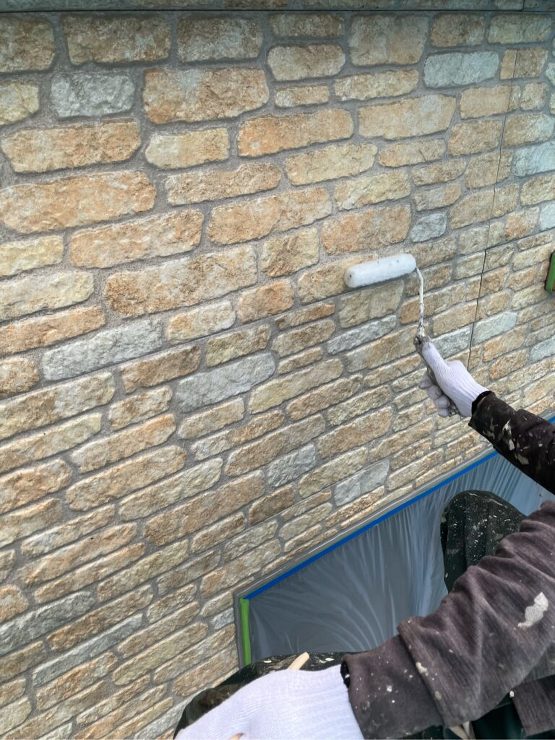 【奥州市】アイフルホームのお家で屋根・外壁塗装工事をしました。ラジオ放送を聞いて、お願いしようと決めました。家が明るくなり、子どもたちも喜んでいます！