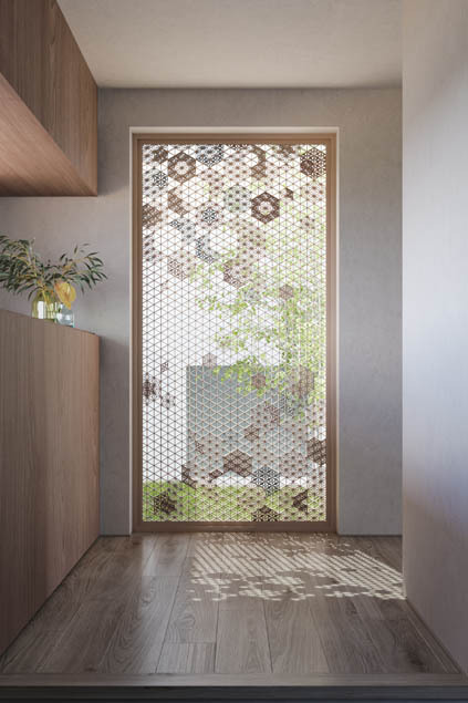 麻の葉ちらし 桜ぼんぼり 組子