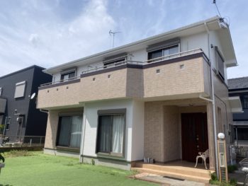 大網白里市 　M様　以前の見積で予算感が分かっていたこと、また知人の紹介もあり、実際に塗装することを決め「こうちゃんペイント」にお願いしました。