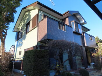 茂原市下永吉　Y様邸　外壁塗装　屋根塗装工事　外壁・屋根塗装（ボンフロン仕上げ）＋防蟻施工／安心パックプラン