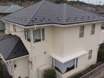 山武市日向台 I様屋根 カバー工事　IG アイジー工業　スーパーガルテクト施工　屋根工事