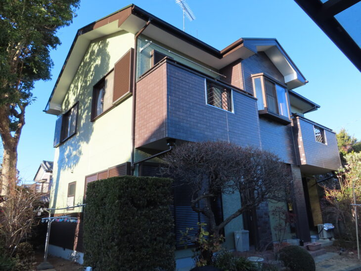   茂原市下永吉　Y様邸　外壁塗装　屋根塗装工事　外壁・屋根塗装（ボンフロン仕上げ）＋防蟻施工／安心パックプラン