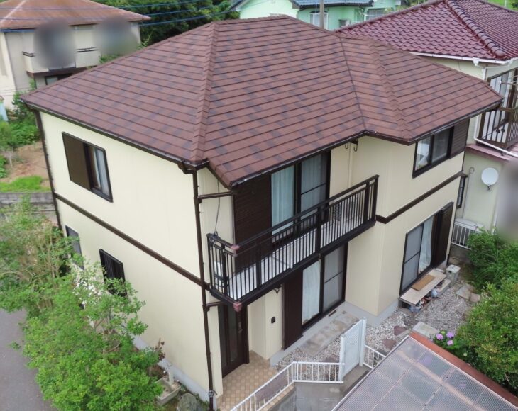   東金市山口　M様邸　外壁塗装　屋根カバー工事で長期メンテナンスフリーの屋根へ　屋根工事は東金のこうちゃんペイントへ