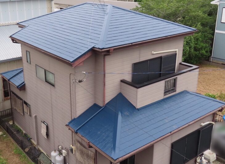   東金市上谷 屋根塗装工事 A様邸　訪問販売業者からの「屋根が浮いている」という指摘をきっかけにご縁をいただきました