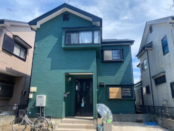 東金市　E様　そろそろ外壁と屋根の塗装をしようと思いホームページを見てメールで「こうちゃんペイント」に問い合わせました。