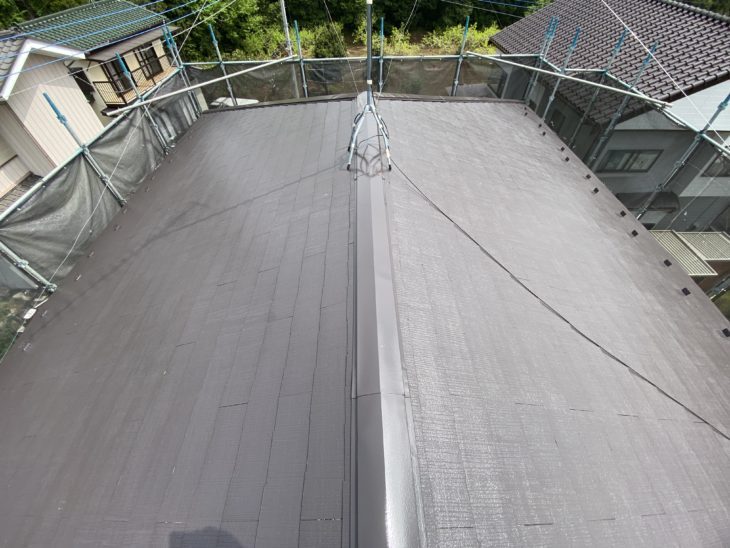 【屋根塗装の他に 痛みの多い木部のお手入れもしっかり行いたい】塗装で長期的な住まいの維持を  東金市 I様邸