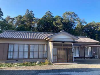大網白里市　清名幸谷　S様邸 『木部が痛んできたからそろそろ塗装して欲しい』点検のご依頼をいただきました。痛みが多くても大丈夫です！当社の豊富な経験で和のお手入れも完璧です♪　外壁塗装　屋根塗装　施工事例