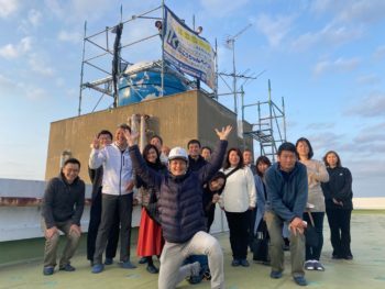 社長の母校、東金市小学校のシンボル塗装　「塗装で皆を笑顔に・塗装でできる社会貢献」