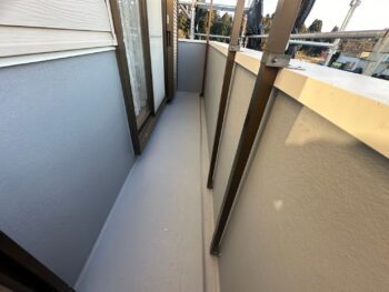 山武市 I様邸 バルコニー雨漏り修繕・雨樋部分交換工事を行いました。