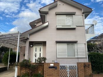 東金市 外壁塗装 屋根塗装 W様邸　「剥...