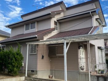 東金市 外壁塗装 屋根塗装 W様邸　「剥...
