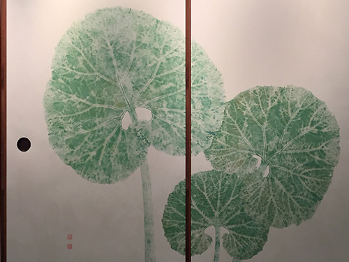 秋田蕗摺の襖