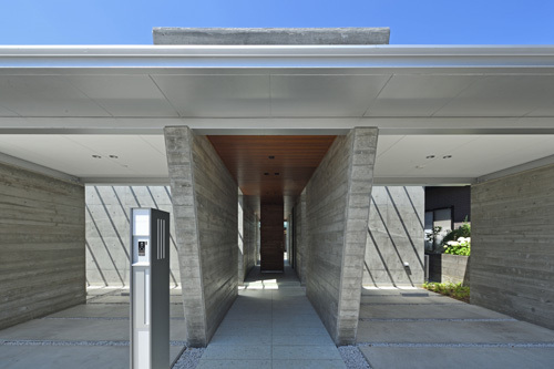 中庭のある二世帯住宅｜私たちの仕事｜山梨...