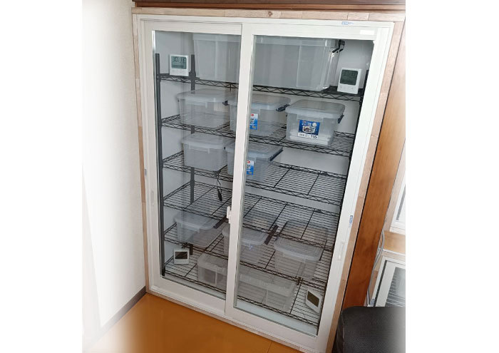 施工例　押し入れのサイズのインキュベーター