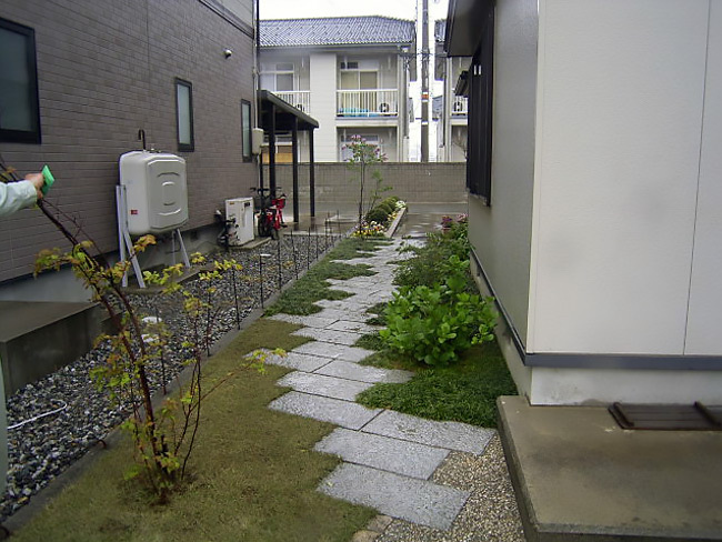 洋風の庭施工例（8）　山口造園