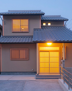 施工事例　京都の注文住宅 サンキ建設