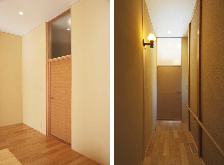 和モダンなデザインの住宅リフォーム・リノベーション,伝統的な住宅の耐震改修,空間を引き締める建具のプロポーション