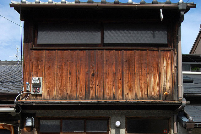 中宮町の住宅(安藤忠雄氏の生家)