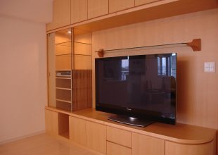 オーダーでしか設置できない壁面収納