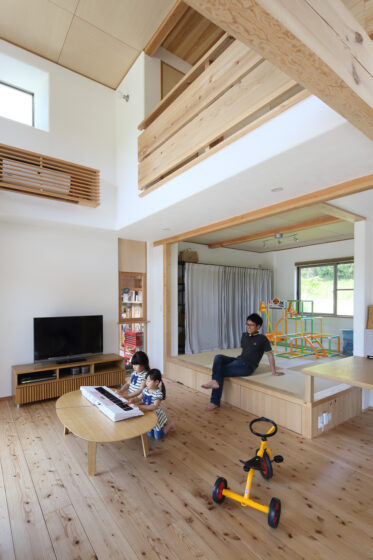 バイクガレージのある暮らし - お施主さ...