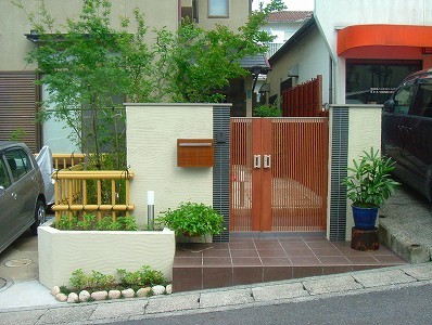 和の素材ですっきりした仕上がりになりました。　大津市
