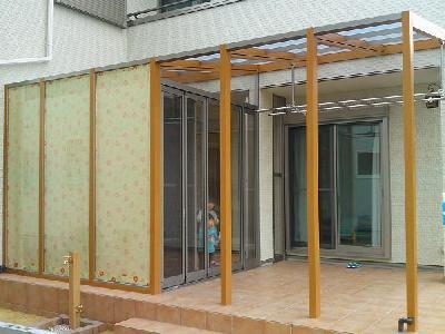 庭先でインテリア感覚を愉しむ　大津市