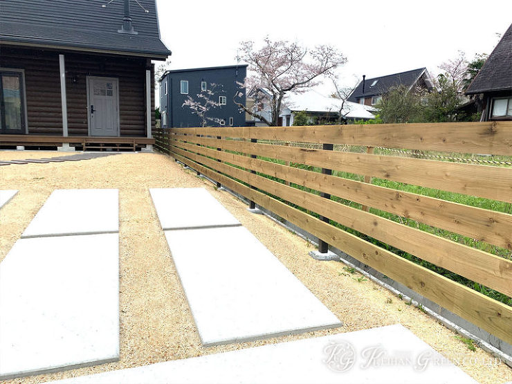広々とした前庭をシンプルナチュラルに　彦根市